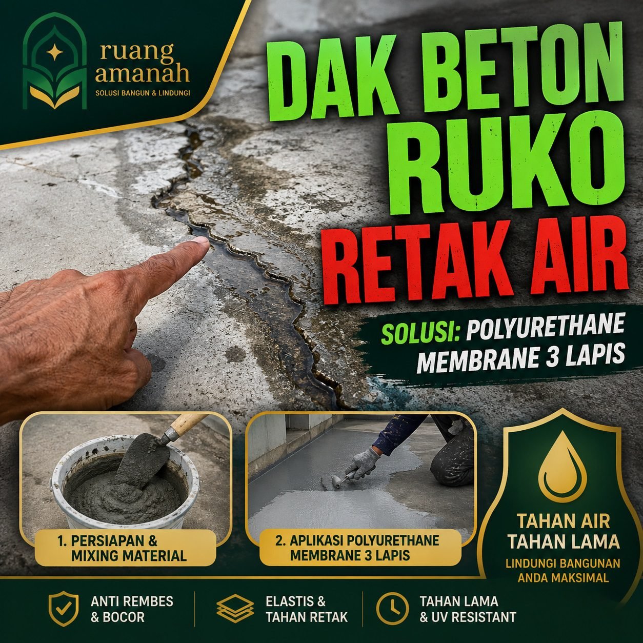 Waterproofing Dak Beton Bekasi