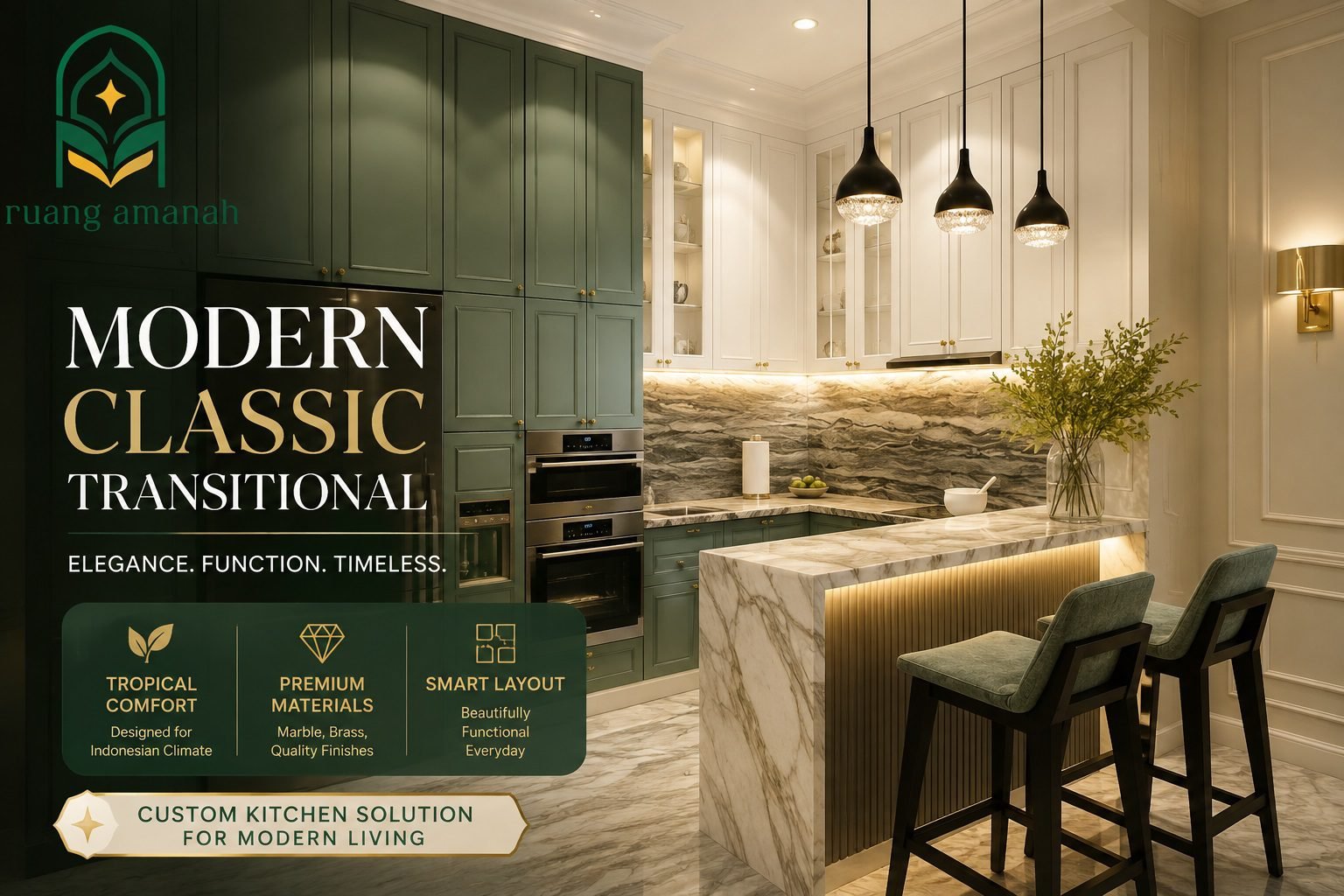 Desain Interior Dapur & Kitchen Set Modern