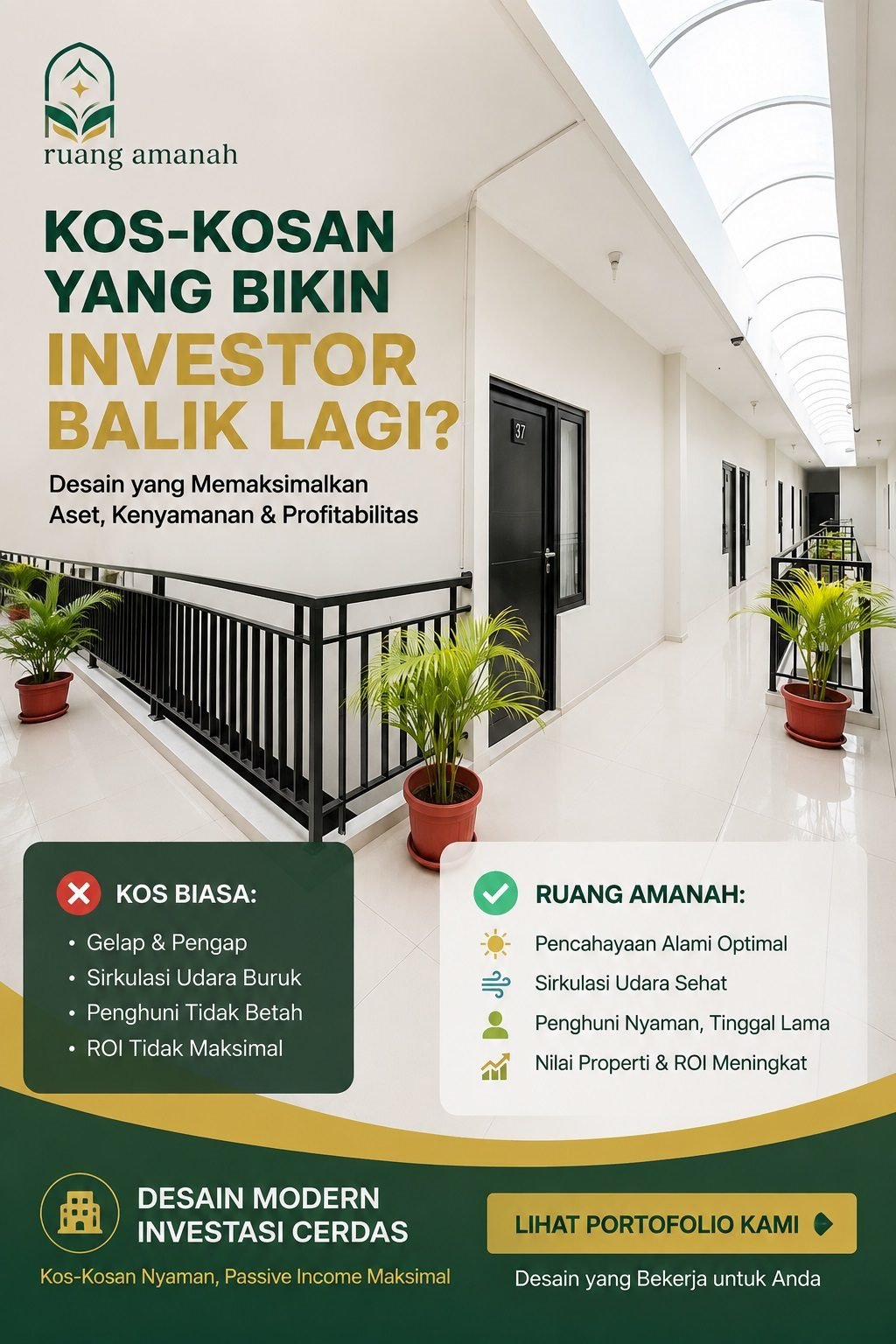 Arsitek Merancang Kos