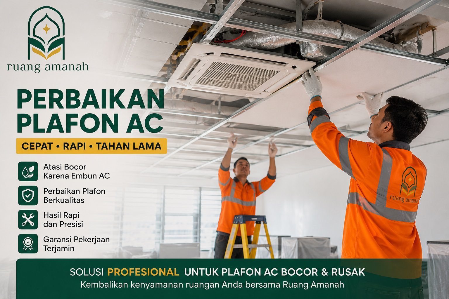 Perbaikan Plafon Kantor Alam Sutera