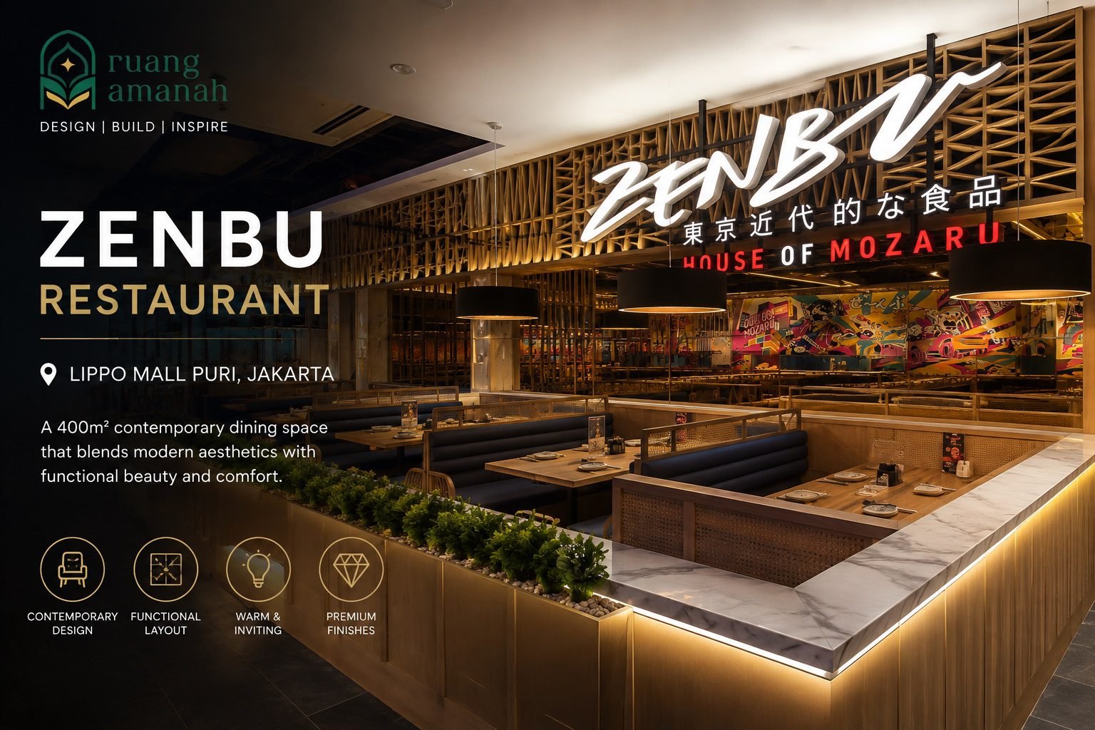 Restaurant Zenbu Lippo Mall Puri, Jakarta
