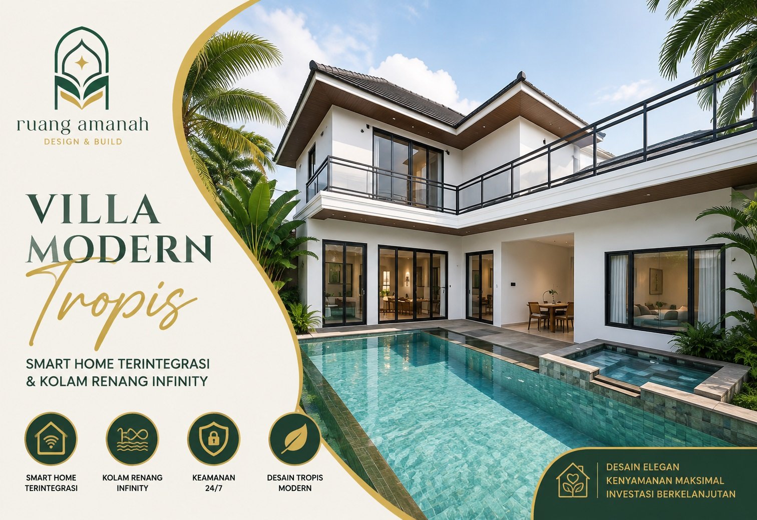 Villa Modern Tropis Sentul