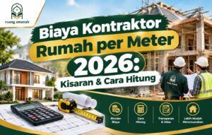biaya kontraktor rumah per meter