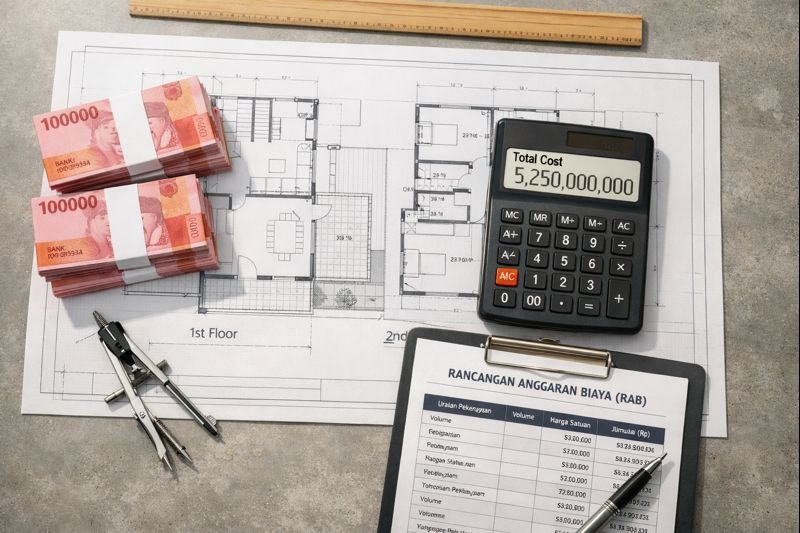 Budget bangun rumah minimalis