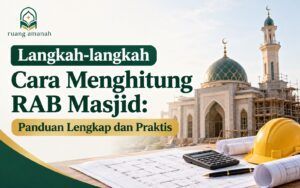cara menghitung RAB masjid