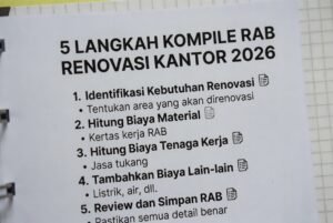 RAB renovasi kantor 2026