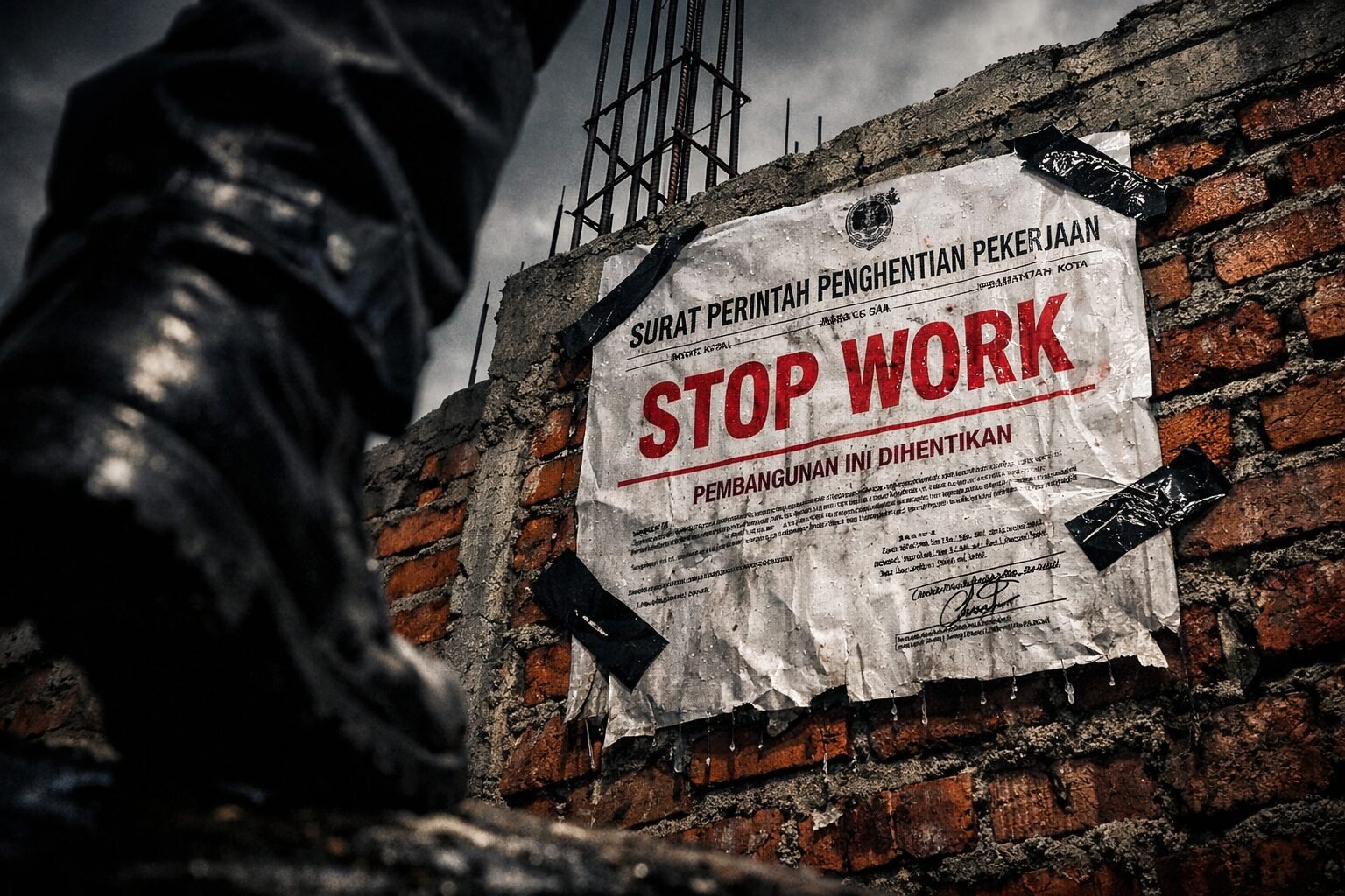 renovasi rumah tanpa izin