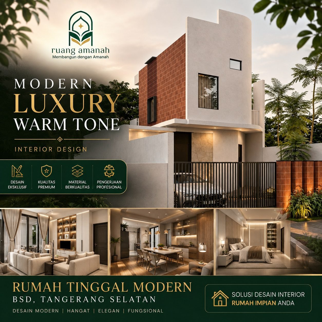 Rumah tinggal premium BSD