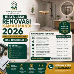 Biaya Jasa Renovasi Kamar Mandi