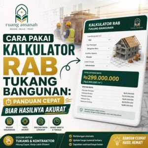 Cara Pakai Kalkulator RAB Tukang Bangunan
