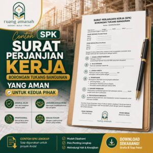 contoh SPK borongan tukang bangunan
