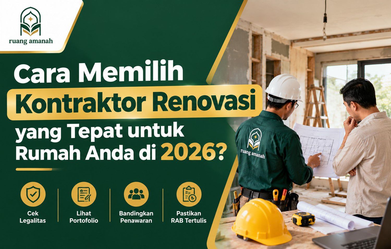 Cara Memilih Kontraktor Renovasi