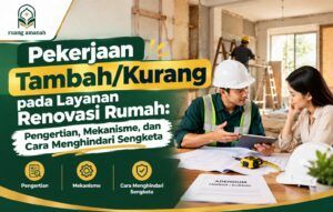 Pekerjaan TambahKurang pada Layanan Renovasi Rumah