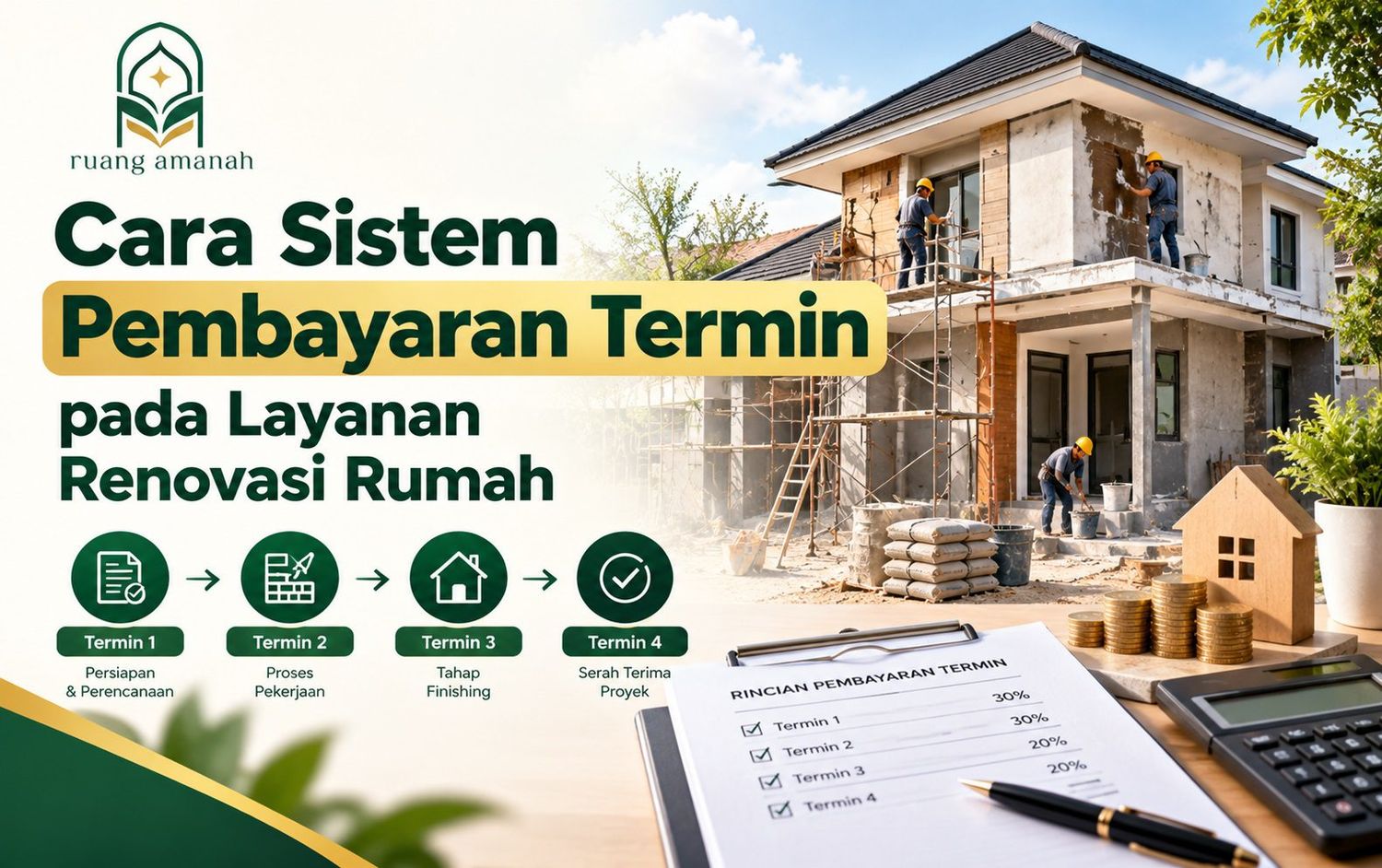 sistem pembayaran termin renovasi rumah