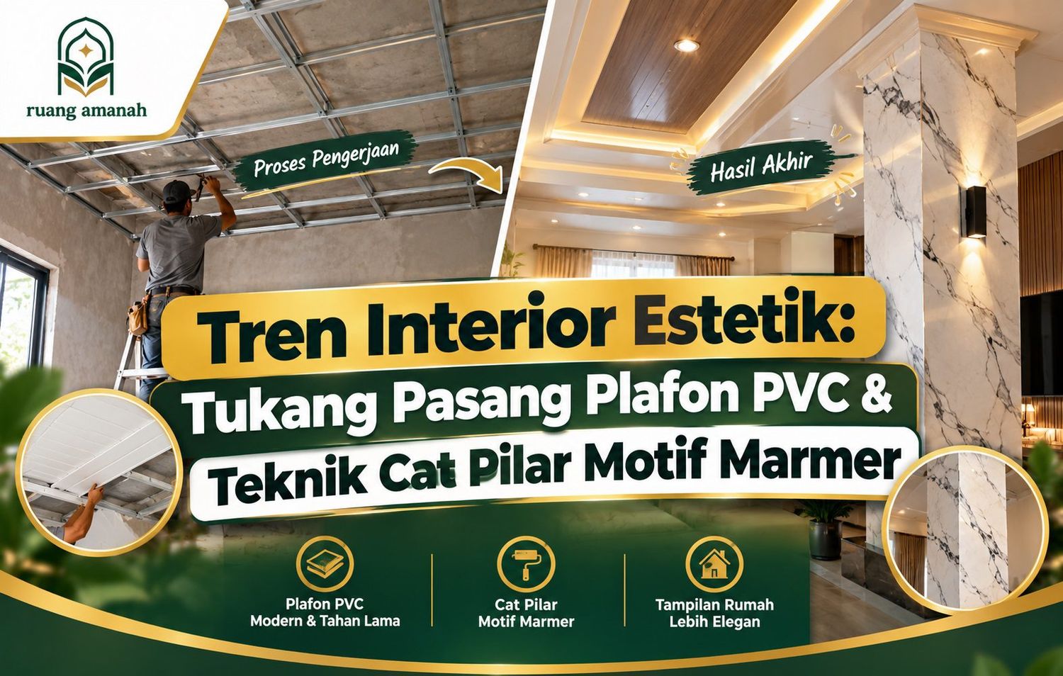tukang plafon pvc
